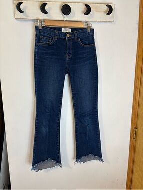 Acne Studio Bliss Merci Raw-Hem Dark Indigo Jeans